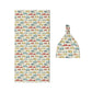 Cars Baby Swaddle Blanket & Beanie Hat Set