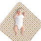 Boho Baby Swaddle Blanket & Beanie Hat Set