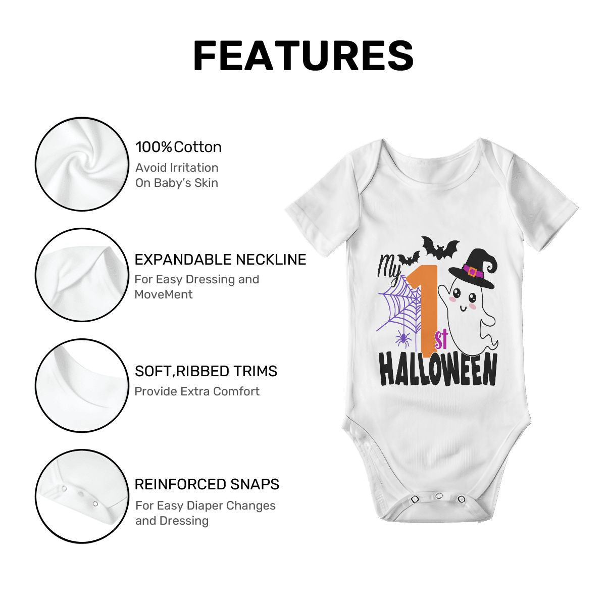 Baby Boy’s First Halloween Onesie