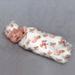 Up, Up and Away Baby Swaddle Blanket & Beanie Hat Set