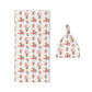 Up, Up and Away Baby Swaddle Blanket & Beanie Hat Set