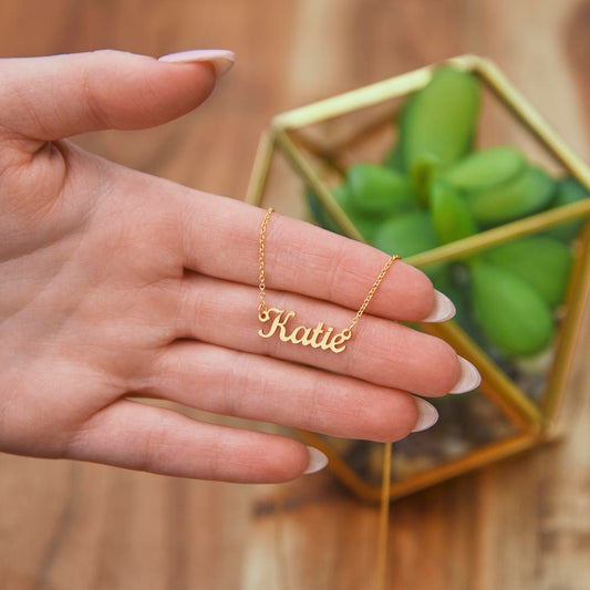 Congratulations Graduate Name Necklace