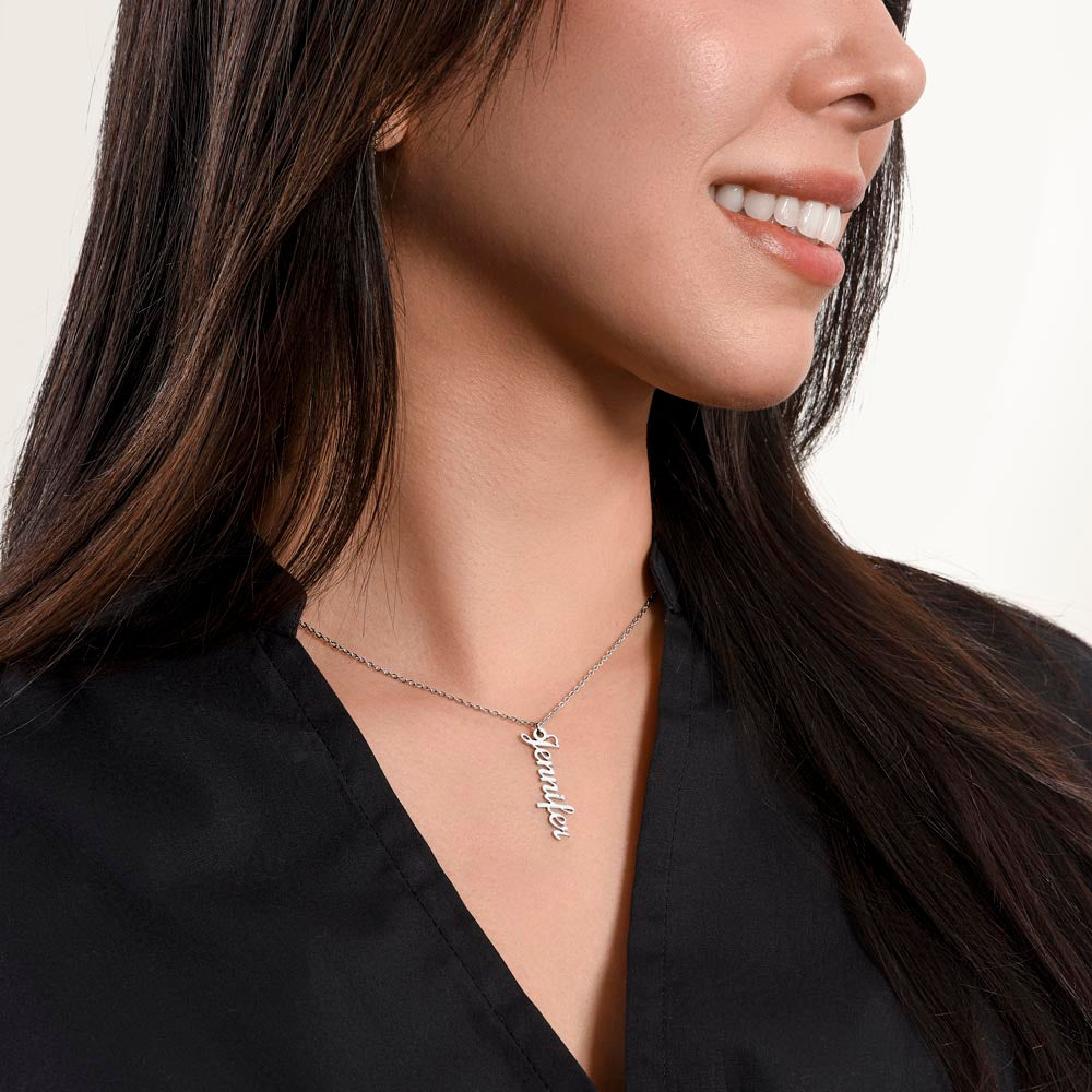 Congratulations Graduate Name Necklace