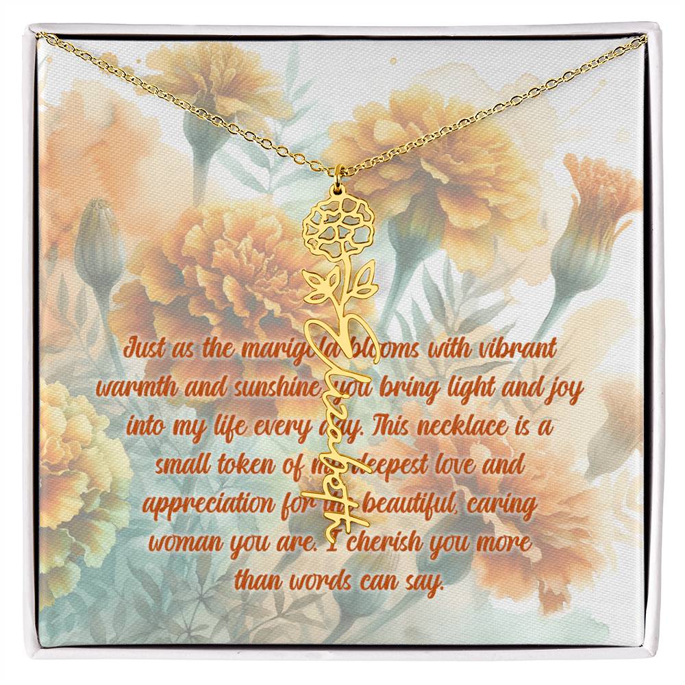 October Signature Necklace