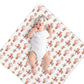 Up, Up and Away Baby Swaddle Blanket & Beanie Hat Set
